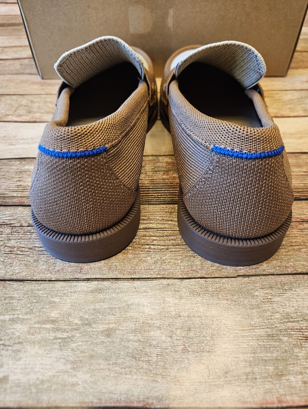 Rothy's The Penny Loafer shoes in the Cortado colorway. - Picture 7 of 9